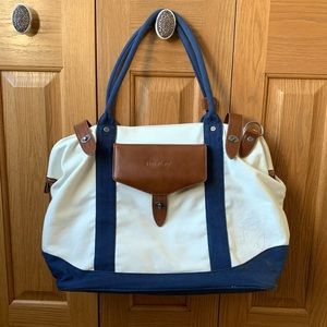 Custom Frito Lay Brand Navy, Cream, & Brown Bag